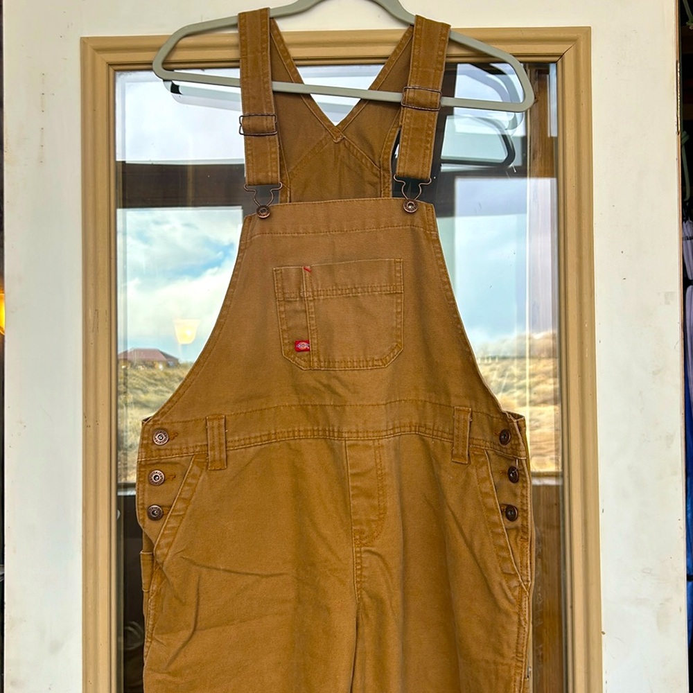 Dickies canvas overalls. Lightweight 30" inseam